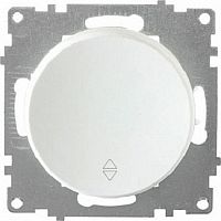 Переключатель без рамки OneKeyElectro Florence 1-кл. перекрестный белый картинка